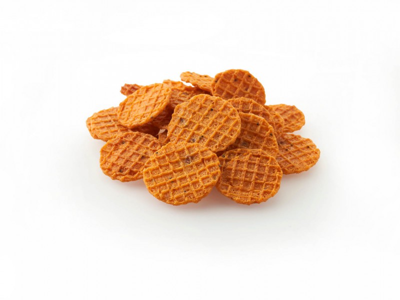 Mini Gaufrettes Chorizo Mozzarella