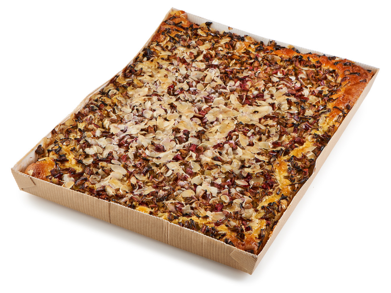 Amandel-Fruitcake Rabarber